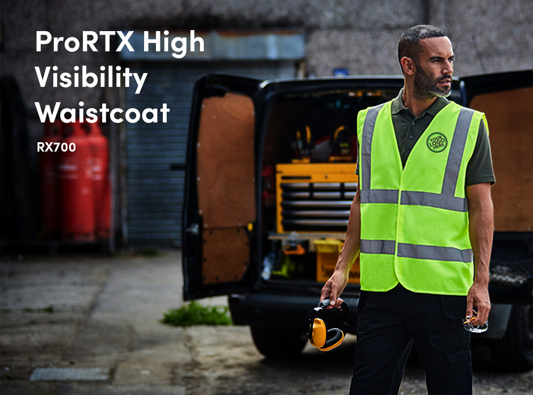 male worker in hi-vis jacket